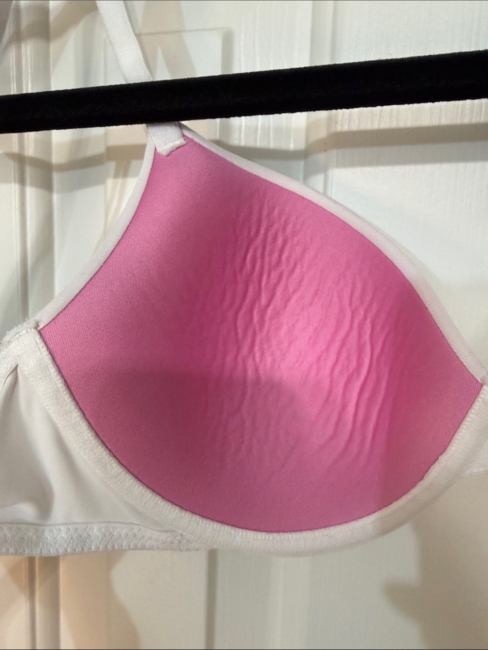 PINK Victoria's Secret White T-Shirt Bra - Picture 9 of 10